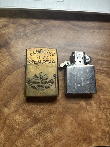Rare cambodia vietnam zippo - rare,