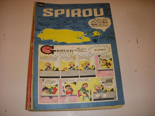 Spirou 1294 1963 avion - spirou,