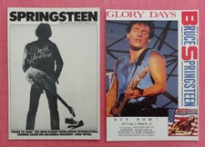 BRUCE SPRINGSTEEN LOT 2 CARTES POSTALES CHANTEURS GROUPES POP ROCK