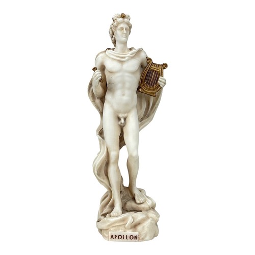 Statue nue apollon dieu - statue,