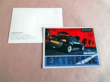 SMART COUPE ROADSTER BRABUS - carte card édition 2004