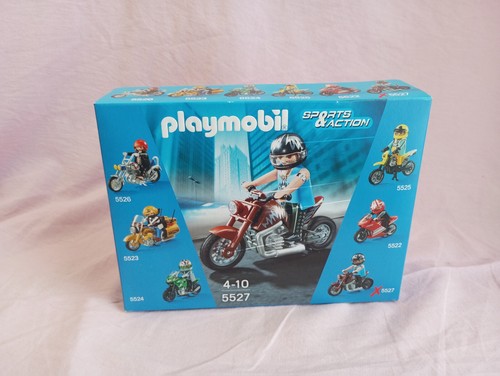 Playmobil 5527 moto custom - playmobil,