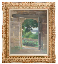 JEAN MAREC (1901-1972) HSC SUPERBE PAYSAGE DE BRETAGNE VERS 1940 (5)