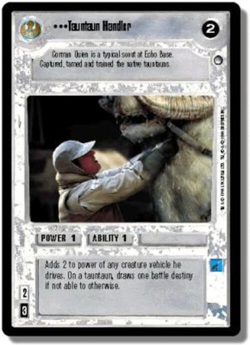 Tauntaun handler star wars ccg - handler,