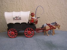 PLAYMOBIL : chariot western - nordistes - sudistes