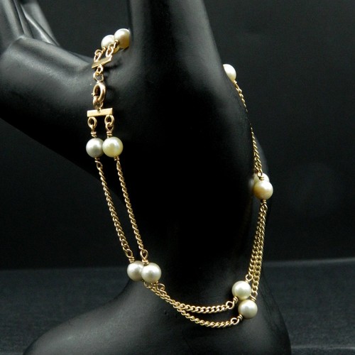 O915 bracelet double rang or - double,