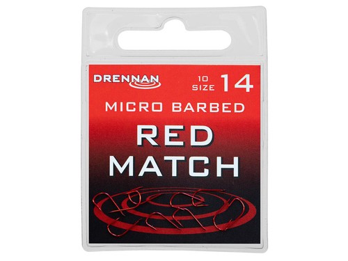 Drennan red match micro barbed - match,