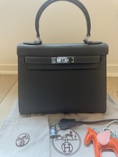Sac Hermès Kelly 25 Gris