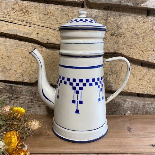 Ancienne cafetière tôle - ancienne,