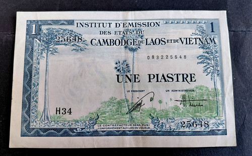 Indochine piastre 1954 - indochine,