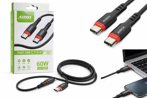 Airox usb cable 60w - usb-c,