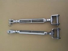 tendeur / Ridoir  M12 inox A4 / cable 8mm + platine de fixation gamme pro