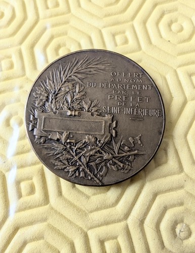 Medaille bronze graveur oscar - bronze,