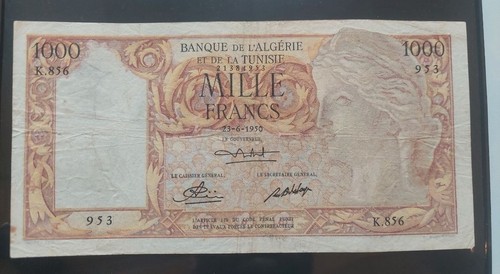 Billet algerie 1000 - billet,