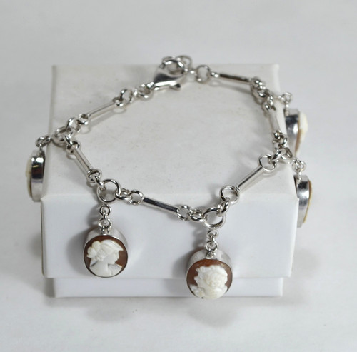 Bracelet argent 925 rhodié - bracelet, en