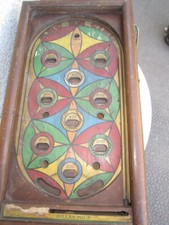 JOUET FLIPPER EN BOIS DE FOIRE