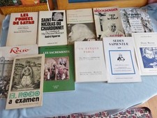 Lot 11 livres religion vierge