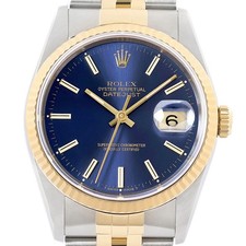 Rolex Datejust 18K or Jaune &