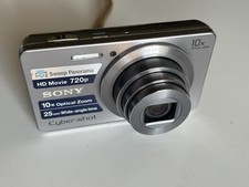Sony Cyber-shot DSC-W690 16.1MP Digital Camera 10X Zoom, CCD - Silver