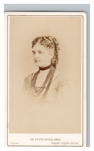 Cdv reutlinger portrait - cdv,, reutlinger,