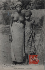 Zoo humain, Jardin d'Acclimatation, Makady Youla beauté noire, 1912 Carte p