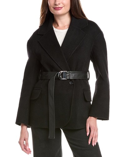 Maje wool blend coat women - maje, women's