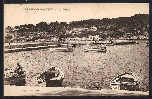 Cpa carry rouet la - cpa, jetée