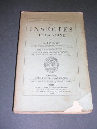 Vins viticulture entomologie