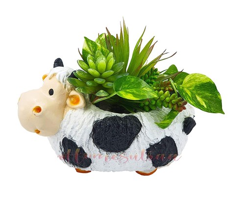Grande taille résine vache - taille, en