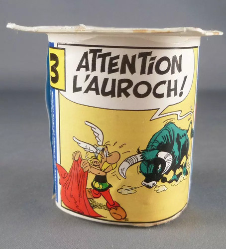 Asterix pot de yoghourt - asterix,