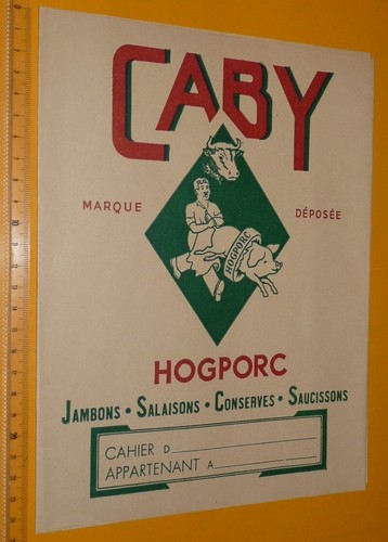 Protege cahier 1950 1960 caby - protege-cahier, 1950-1960