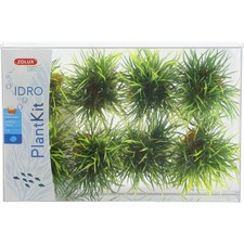 8 petits buissons déco plant kit idro hauteur 3 cm ø 3.5 cm pour aquarium