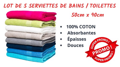 Lot serviettes de - 5,