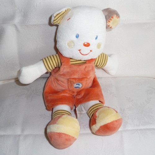 Doudou ours kiabi orange - doudou,
