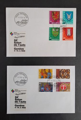 Enveloppes 1er jour suisse - 1er,
