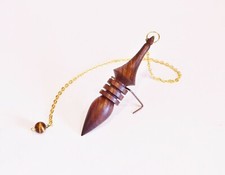 ° PENDULE EGYPTIEN DU NIL EN NOYER  DIVINATION    RADIESTHESIE ESOTERISME