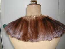 Col en Vison Fourrure Vintage Ann.60 Manteau Veste Femme TB Etat Rare