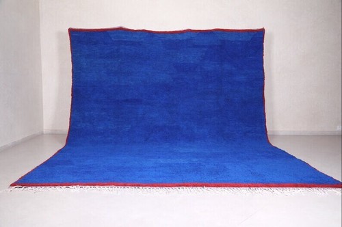 Tapis marocain bleu - ,