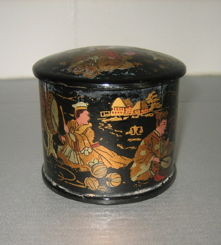 Ancien poudrier boite - ancien,