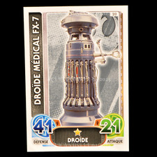 carte topps STAR WARS Force Attax Droïde Médical FX-7 : 20
