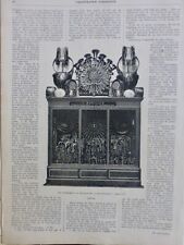 1874 SERPENT INSTRUMENT MUSIQUE A VENT MANUFACTURE MAHILLON 1 JOURNAL ANCIEN