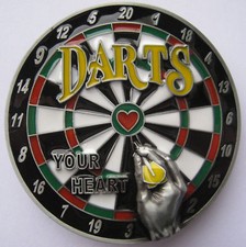 BOUCLE DE CEINTURE FLECHETTE - DARTS  - WESTERN -