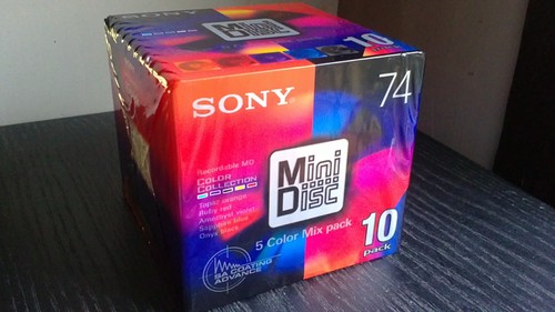 Minidisc sony color - sony,