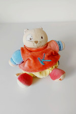 Peluche/Doudou Chat Boule Beige Bleu Jaune Orange Rouge 16cm K Brodé  Kaloo 2006
