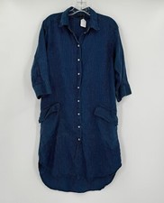 Cop Copine Blue Striped Linen