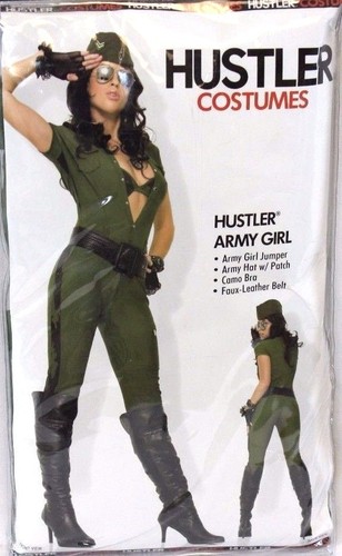 Womens hustler army girl adult - army,