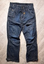 Jean G-STAR RAW cargo large bleu W36 FR42 poches inscription poche  3301