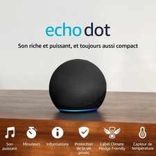 Echo Dot (5e génération, modèle 2022) | Enceinte connectée Bluetooth et Wi-Fi