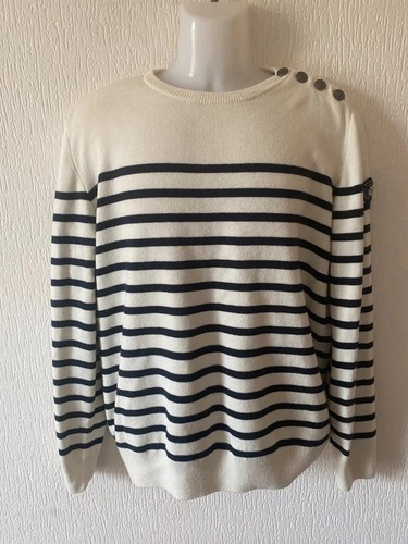 Pull marin voile bleue - 🧶,