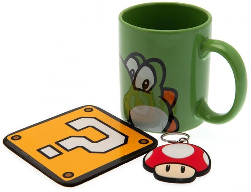 Super mario set - super, porte-clé